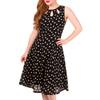 Banned - Songbird Flare Kleid - Schwarz Product image